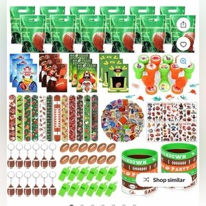 Football Party Favors, 146 PCS Football Themed Birthday Party Favors